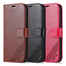 Handy Hülle Leder Book Case