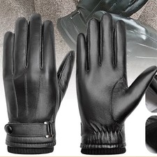 BW Lederhandschuhe Bundeswehr Style gefüttert GLOVES HANDSCHUHE Security NEU