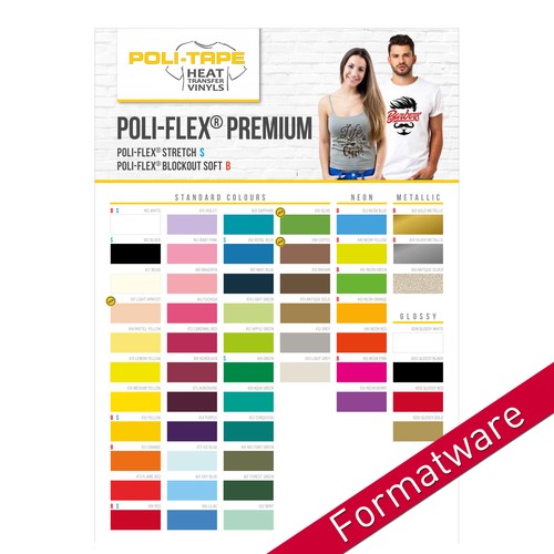 Poli flex premium flexfolie - -,