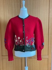 Vintage Damen Trachtenjacke "Lanamoden Salzburg" reine Schurwolle