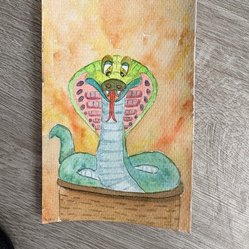 Handgemalt aquarell karte bild - aquarell,