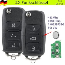 2x Funk Schlüssel 433MHz für