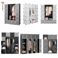 DIY Kleiderschrank Schuhregal Steckregal Regalsystem Garderobe Schuhschrank