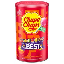 (12,29€/1kg) Chupa Chups Lutscher The Best Of, Lolly, 100 Stück
