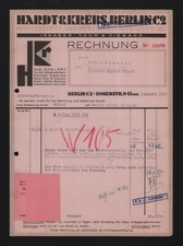 BERLIN, Rechnung 1944, Hardt &