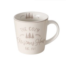 Becher FARMER weiß grau