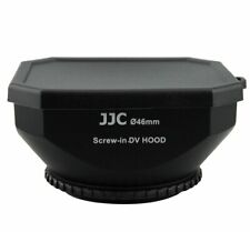 JJC LH-DV46B BLK 46mm Schraube-in DV Camcorder Platz Gegenlichtblende