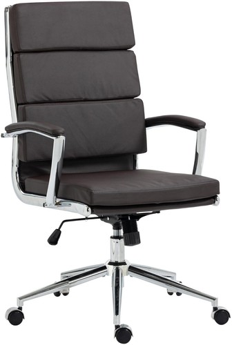 Bürostuhl kunstleder braun - kunstleder,