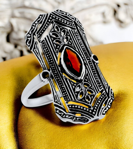 Echter granat 925 sterling - echter,