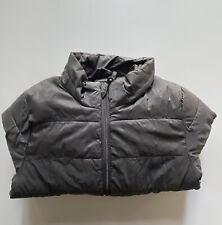 H&M LEICHTE GESTEPPTE DAUNEN JACKE MIT KAPUZE GR.128 CM •  7-8 JAHRE SCHWARZ