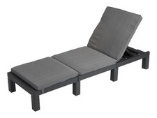 LIVARNO home Geflecht-Sonnenliege, in Rattan-Optik - B-Ware sehr gut