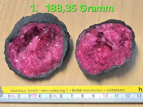 Kristall quarz geode pink - kristall,