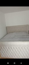 Boxspringbett Echte Leder 180x200 Mit Zwei Matratzen H2 Und H3 