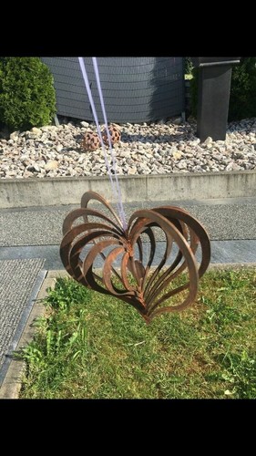 Windspiel herz garten - garten, deko
