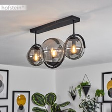 Rauchglas Decken Lampen 3-flammig Flur Strahler Wohn Schlaf Zimmer Beleuchtung