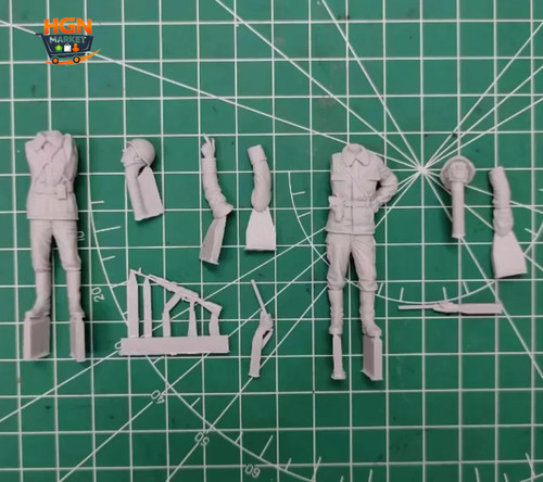 Die cast resin soldat - 1/35,