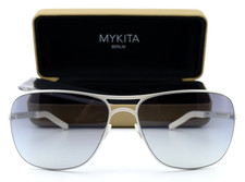 MYKITA Sonnenbrille No.1 SUN BURT Col050 Hellgrau Silber 61-16 135 Flex Lite M-L