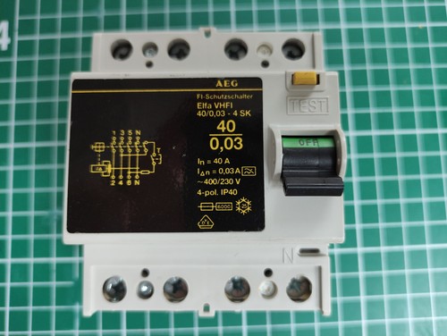 Aeg elfa vhfi 4 - aeg, 40/0,03