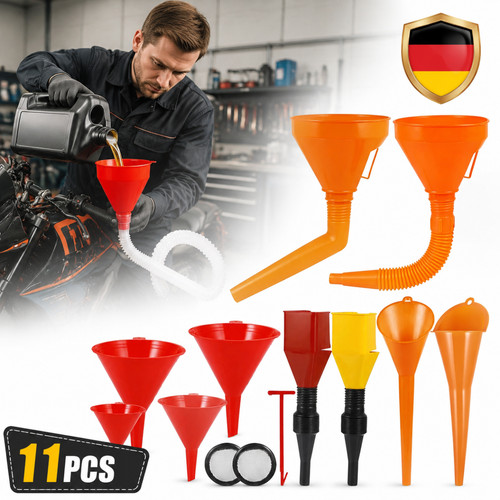 11x einfülltrichter set - einfülltrichter,