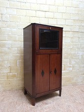 ANTIK! Hoch-Kommode  restauriert  Gründerzeit Mahagoni Pfeilerschran