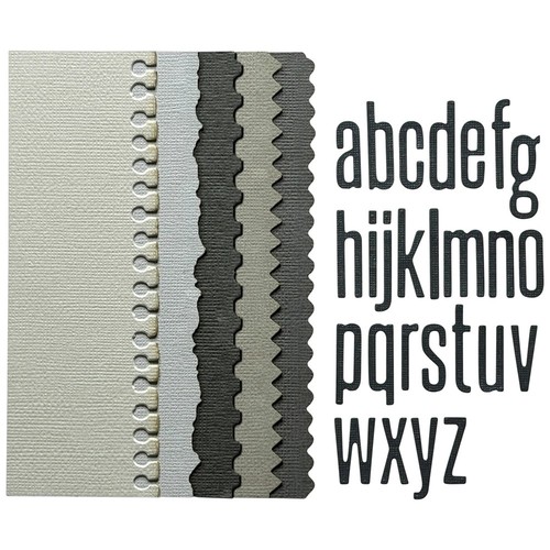Alphabet metall stanzformen - alphabet,
