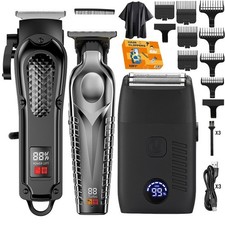 Profi Haarschneider Haarschneidemaschine Bart Trimmer Rasierer Hair Clipper SET