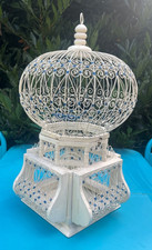 Deko Vogelkäfig Tunesien weiss  schöner Zustand