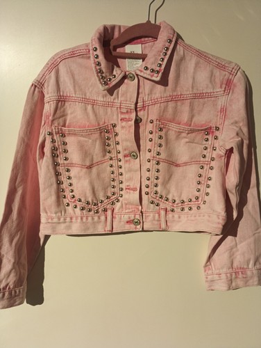 Comma blazer jeansjacke rosa - blazer,