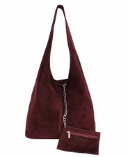 DAMEN LEDER TASCHE Wildleder