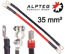 35mm2 Batteriekabel Kabelbrücke Rot Schwarz M8 M10 M12 AEH BATT H07V-K ALPTEG