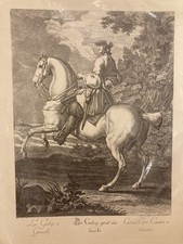 "Der Galop gerad aus lincks", Johann Elias Ridinger, Nachdruck