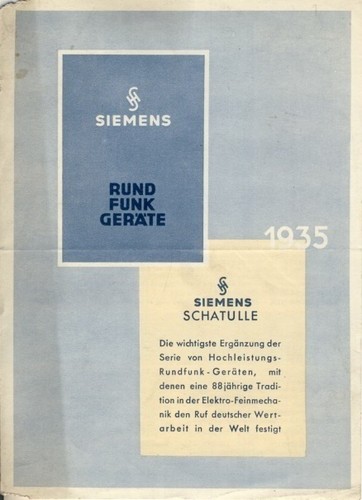 Siemens rundfunkgeräte - siemens,