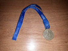 antik DDR goldfarbene Medaille