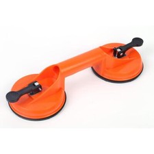 Saugheber mit 2 Saugnäpfen Glasheber Glassauger Vakuumheber Saugnapfhalter