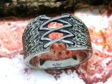 Korsett Ring Edelstahl Gr. 62 Korsage Story of O Fetisch BDSM Gothic Damen