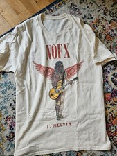 NOFX T-Shirt L rar Melvin (nirvana in utero punk pennywise fat wreck lp vinyl)