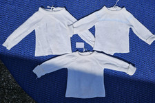 3 x Baby Jäckchen / Flügelhemd / Wickelshirt Gr. 62  Vintage 80er Jahre