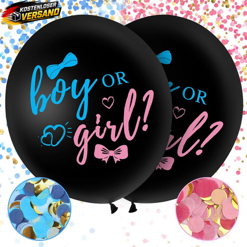 Gender reveal ballon - gender,