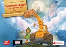 Kleiner großer bagger - bagger., eine