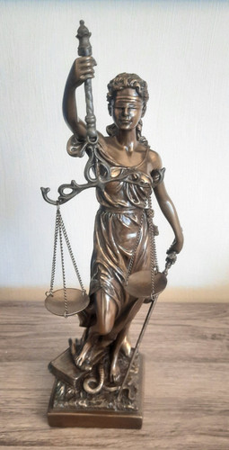 Justitia götter figur - justitia,