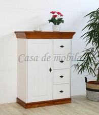Massivholz Kommode 2farbig