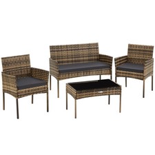 Rattan Gartenset Palese für 4