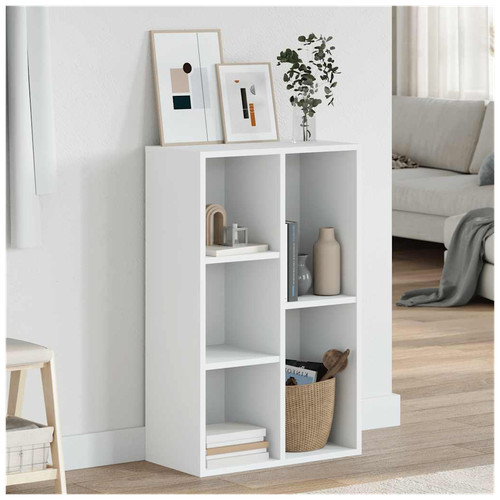 Bücherregal weiß 50x25x80 - , cm