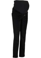 Stretch-Cord-Umstandshose mit Bio-Baumwolle Gr. 48 Schwarz Damen Hose Pants Neu