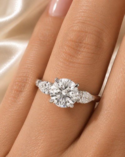 14k weißgold - 14k,