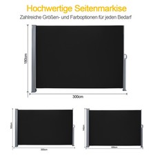 Seitenmarkise Ausziehbar Alu