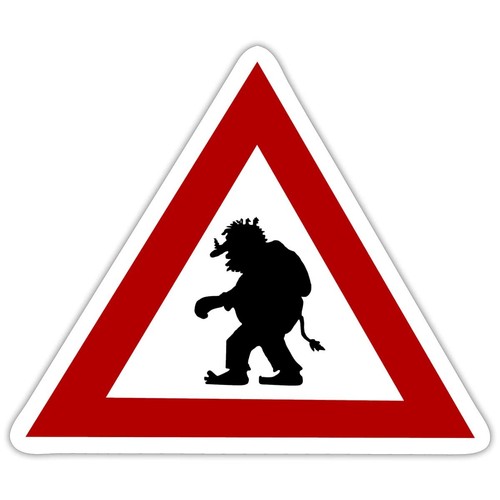 Norwegen troll gefahrenzeichen - norwegen,