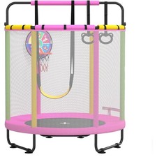 Kindertrampolin rosa Indoor