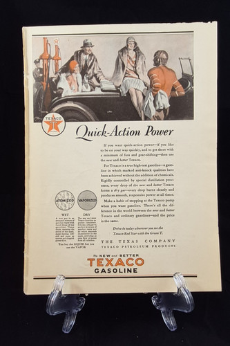 1920 antike texaco öl gas - 1920,