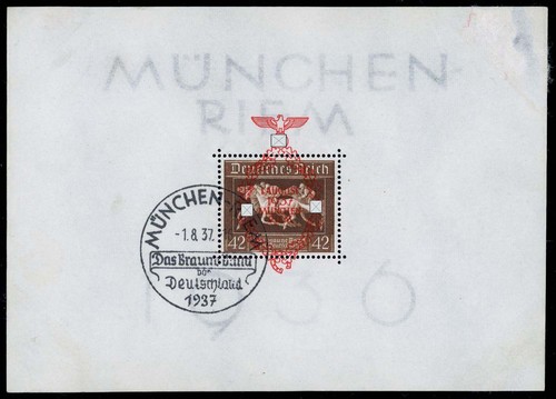Reich block 10 - block, gestempelt